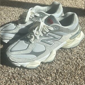 New balance 9060. Worn once. Women’s 9. Men’s 7.5